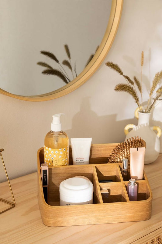 Wooden Vanity Organizer